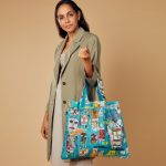 Loqi Recycled Polyester Artist Tote Bag - Basquiat