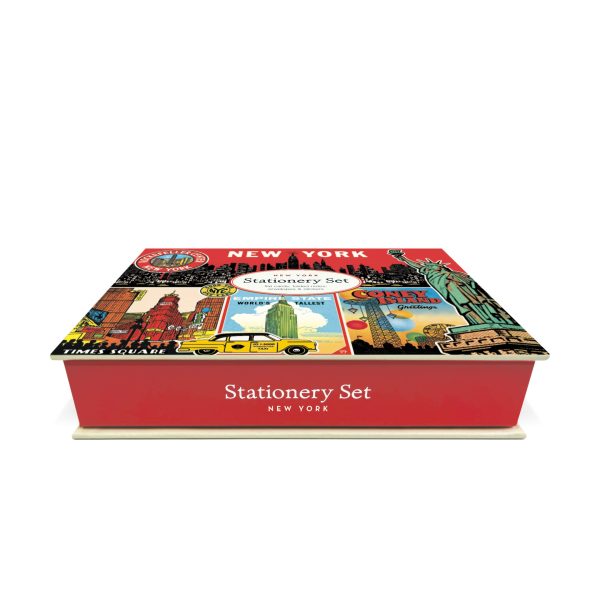 NYC Vintage Attractions Notecards - Set of 8