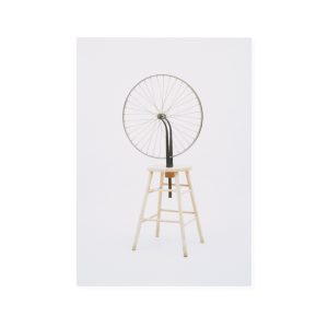 Marcel Duchamp Bicycle Wheel Mantlepiece Card
