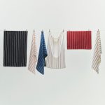 HAY Outdoor Market by Jasper Morrison Shop Tea Towels - Set of 2 - Beige/ Red
