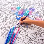 OMY Kitty Giant Coloring Poster