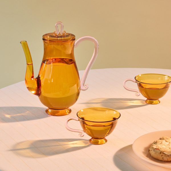 Continental Glass Tea Designs - Teacup S/2