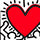 Keith Haring Lovebox Messenger Color & Photo