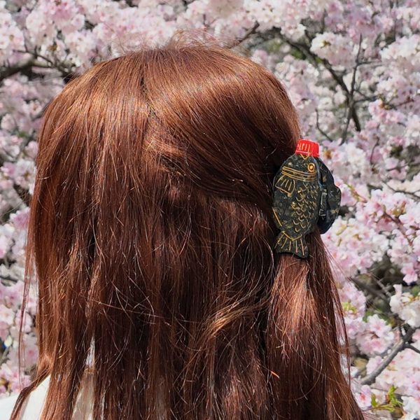 Solar Eclipse Hair Clip - Soy Sauce