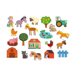 Farm Magnets Toy - Set of 20