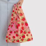 Baggu Recycled Nylon Standard Tote Bag - Strawberry Blossom