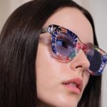 MoMA Henri Matisse La Gerbe Akila Sunglasses - Clear/ Blue