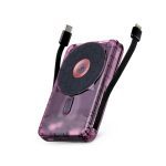 5-in-1 MagSafe Power Bank - Transparent Purple