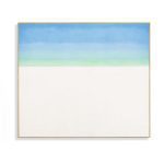 Georgia O'Keeffe: Sky with Flat White Cloud Framed Print
