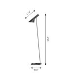 AJ Floor Light - Pale Petroleum