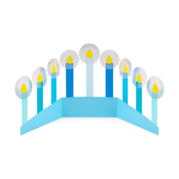 Azure Hanukkah Holiday Cards - Set of 8