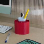 Henri 3D-Printed Recycled Plastic Pencil Cup