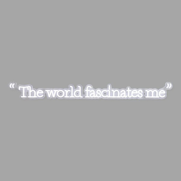 Andy Warhol The World Fascinates Me Quote Neon Sign