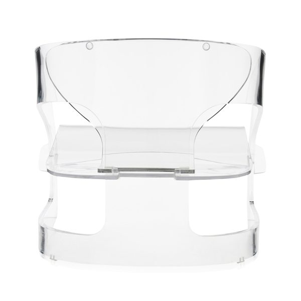 Joe Colombo 4801 Armchair by Kartell - Clear