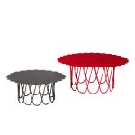 Alexander Girard Flower Coffee Table from Herman Miller - Red