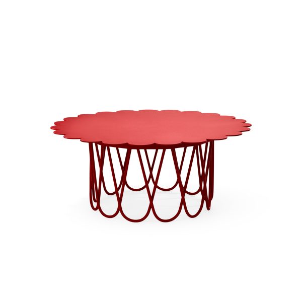 Alexander Girard Flower Coffee Table from Herman Miller - Red