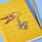 Robert Indiana LOVE Keyring