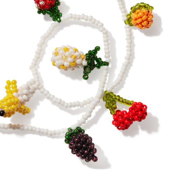 Beaded Fruit Salad Necklace