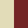 HAY Tin Container - Off White/ Burgundy/ Green