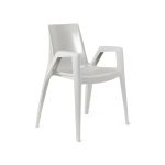 ArcoBellini Stacking Chair from Heller - Gray Pearl