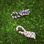 HAY Rope Toy for Dogs in Recycled Polyester - Blue/ Purple/ Ochre