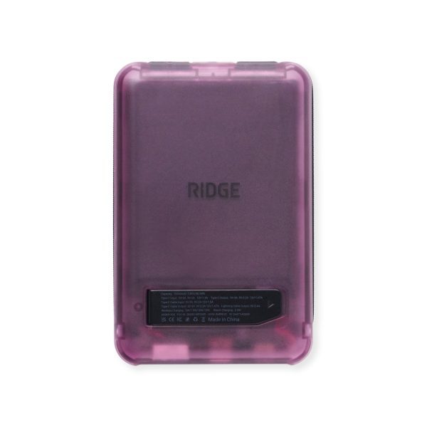5-in-1 MagSafe Power Bank - Transparent Purple