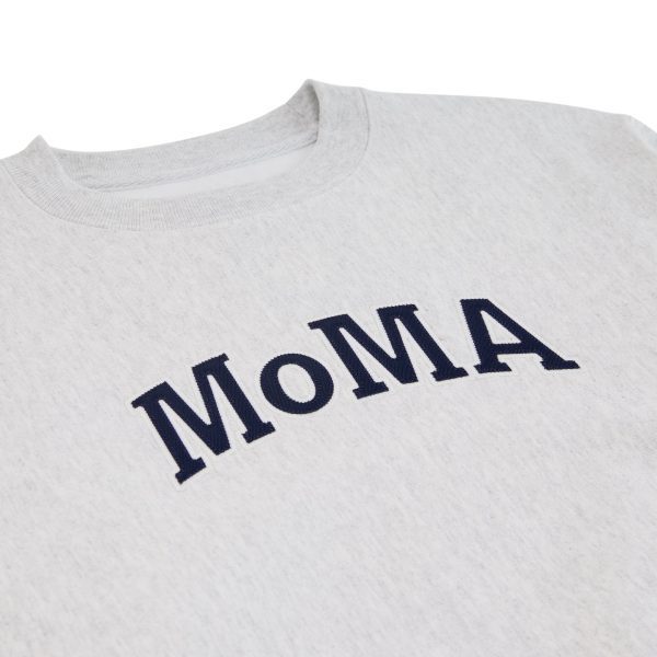 Champion Crewneck Sweatshirt - MoMA Edition - Silver Gray