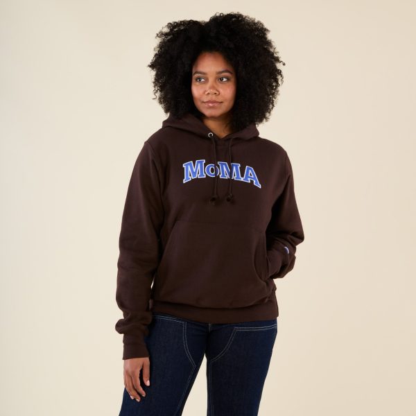 Champion Hoodie - MoMA Edition - Brown/ Blue