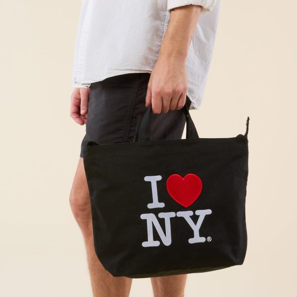 Baggu I (Heart) NY Recycled Cotton Horizontal Duck Bag