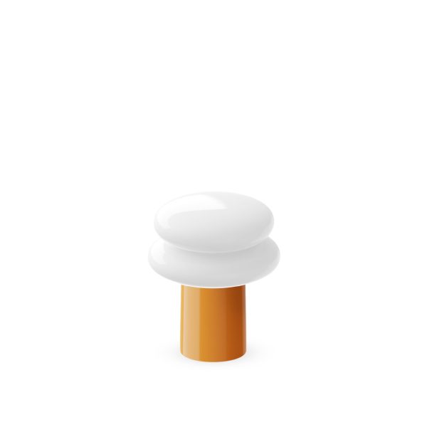 Snowman 8 Mini Portable Lamp - Tangerine