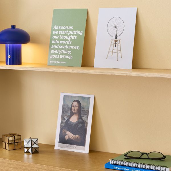 Marcel Duchamp Quote Mantlepiece Card