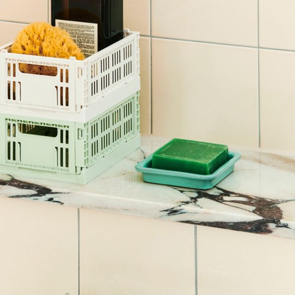 HAY Recycled Plastic Collapsible Color Crate - Off White