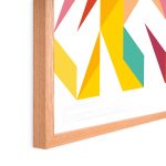 Odili Donald Odita Teardrop/Do It Good/Brand New Day Poster - Oak Frame