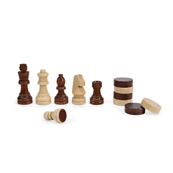 Magnetic Folding Chess & Checkers Set