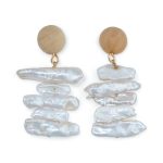 Sophie Monet Pearl Brook Earrings