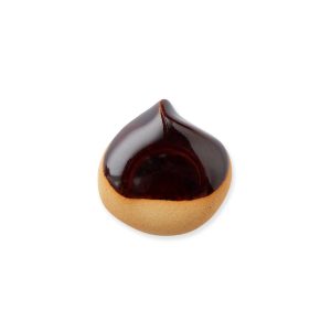 Japanese Ceramic Food Chopsticks Rest - Chestnut Bun