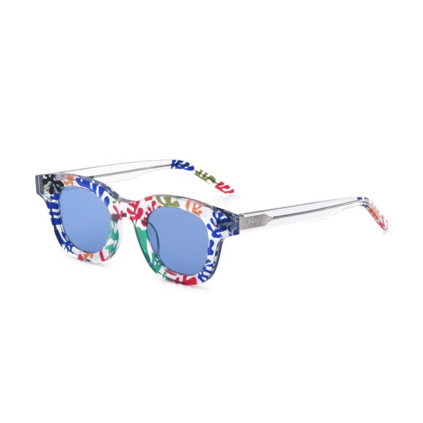 MoMA Henri Matisse La Gerbe Akila Sunglasses - Clear/ Blue