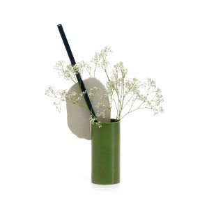 Vitra D??coupage Ceramic Vase - Blue