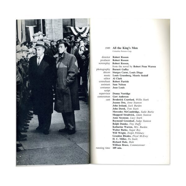 The Films of Robert Rossen - Paperback
