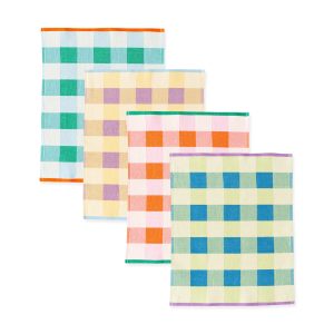 Merienda Plaid Cotton Placemats - Set of 4