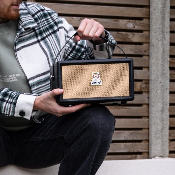 Orange Box Bluetooth Portable Speaker - Black