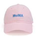 Colorful MoMA Adjustable Baseball Cap - Pink/ Light Blue