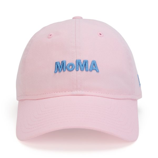 Colorful MoMA Adjustable Baseball Cap - Pink/ Light Blue