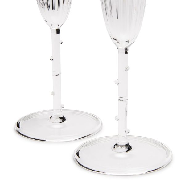 Bouquet Glass Stemware - Set of 4 - Champagne