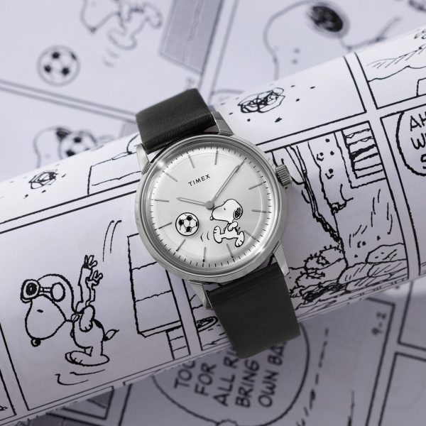 Timex Snoopy Peanuts Marlin Automatic Soccer Watch