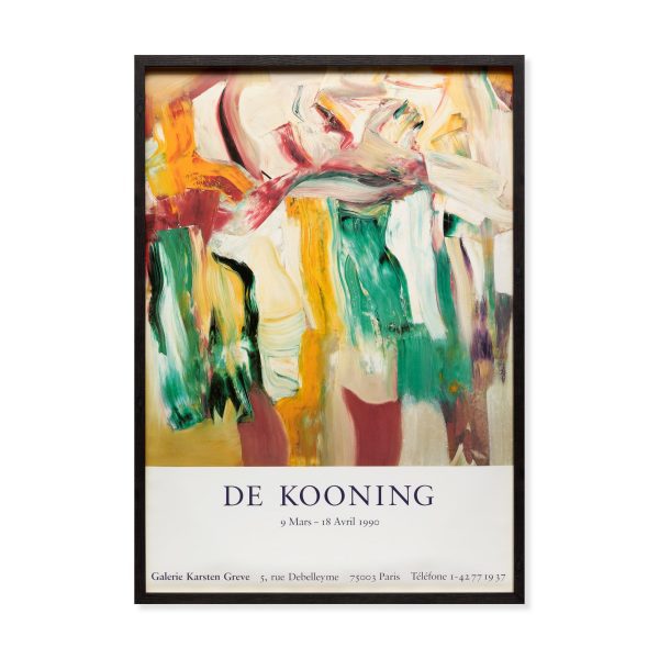 Willem de Kooning Exposition 1990 ?C Karsten Greve Framed Poster