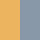 Martens Cotton Towels - Royal Blue/ Peach