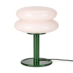 Snowman Table Lamp - Pink/ Green