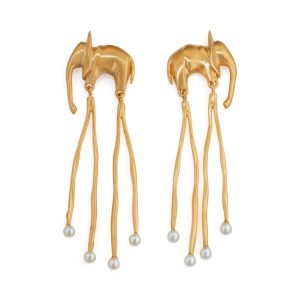Salvador Dal?? Gold-Plated Elephant Earrings
