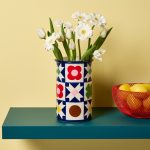 Patch Quilt Ceramic Vase